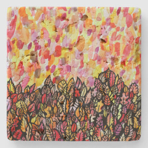 Autumn Leaf Stone Coaster