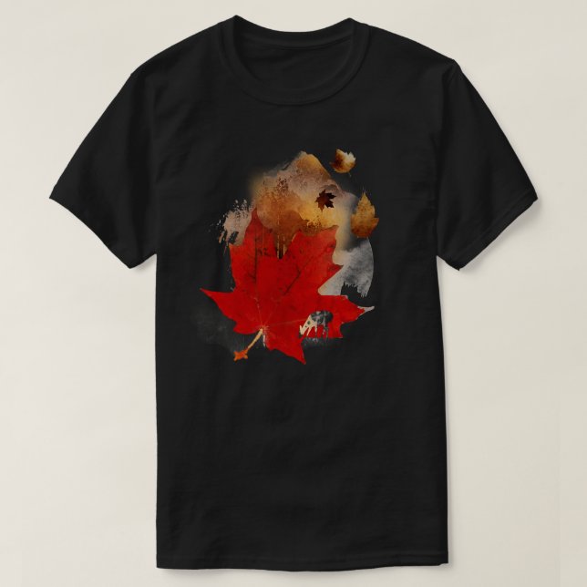 Autumn Leaf T-Shirt (Design Front)
