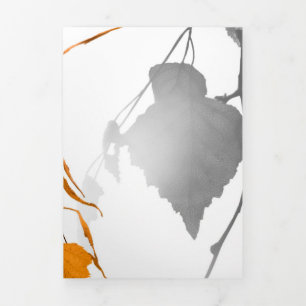 Autumn Leaves 2 Tri-Fold Holiday Card