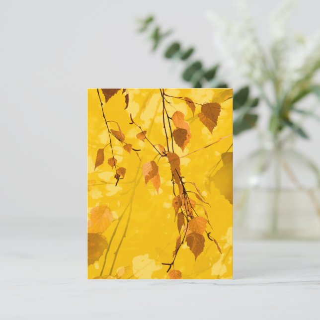 Autumn Leaves 3 Postcard (Standing Front)