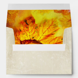 Autumn Leaves 4 Envelope Options