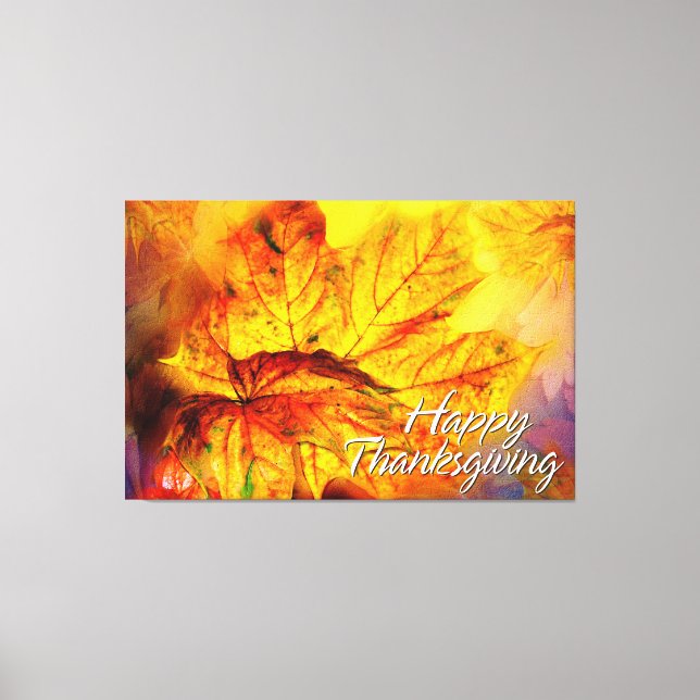 Autumn Leaves 4 Wrapped Canvas (Front)