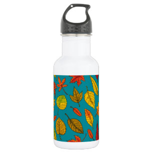 Autumn leaves 532 ml water bottle