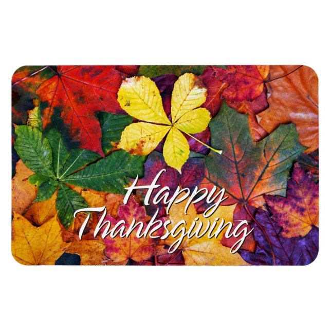 Autumn Leaves 5 Premium Magnet (Horizontal)