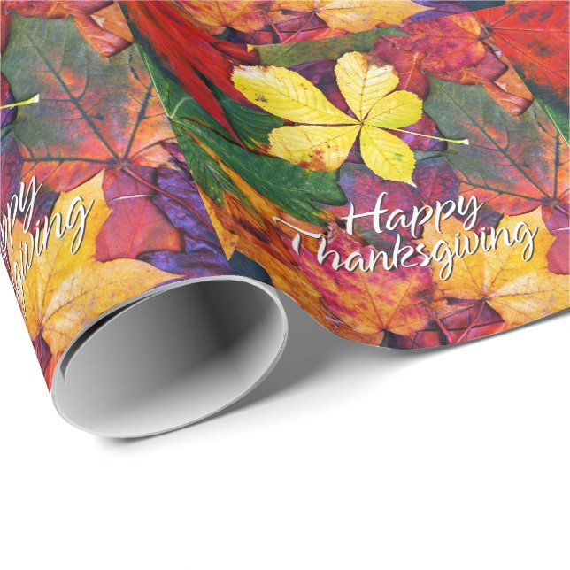 Autumn Leaves 5 Wrapping Paper (Roll Corner)