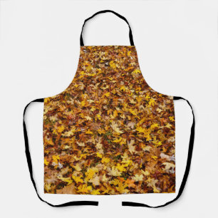 Autumn Leaves Abstract Apron