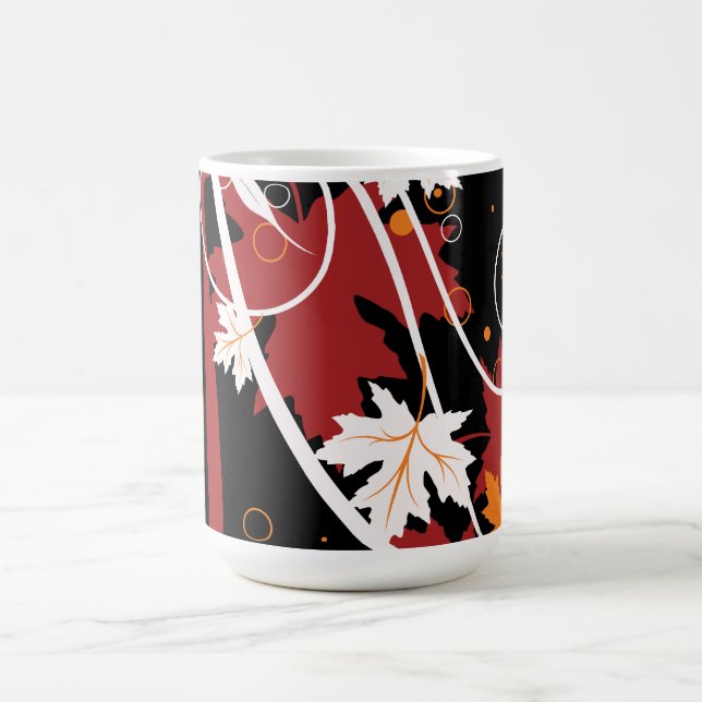 Autumn Leaves Abstract Coffee Mug (Center)
