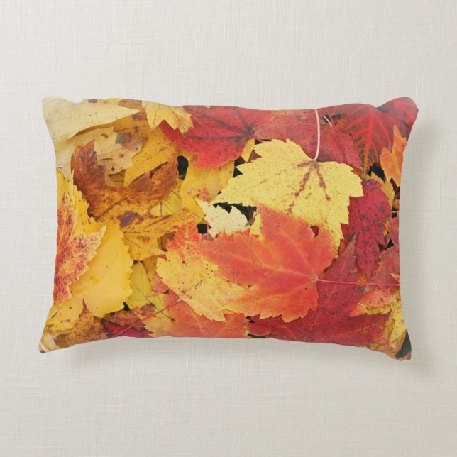 Autumn Leaves Accent Pillow (Back)
