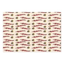 Autumn leaves and acorns