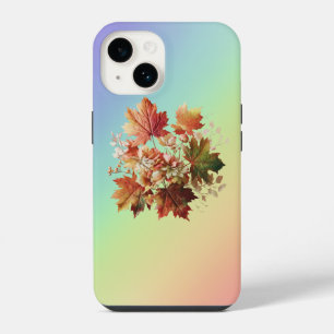Autumn Leaves and Flowers in Fall Bouquet Art iPhone 14 Case