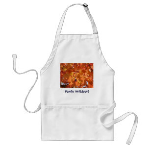 Autumn Leaves apron Family Holidays! Cooking Mum