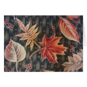 Autumn Leaves & Basketweave