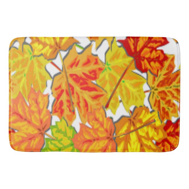 AUTUMN LEAVES BATH MAT (Front)