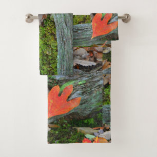 Autumn Leaves Bath Towel Set