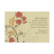 Autumn Leaves Bereavement Thank You Notecard