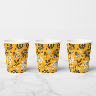 Autumn Leaves, Berries & Acorns Paper Cups