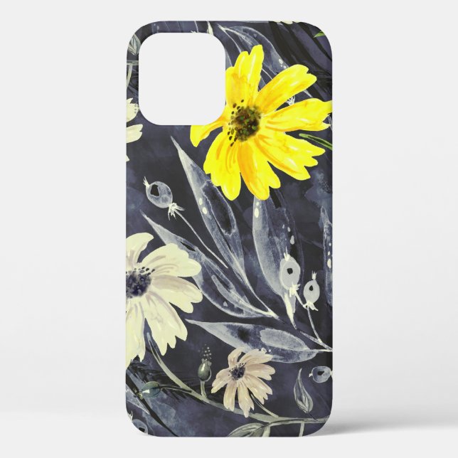 Autumn leaves, berries: watercolor pattern. Case-Mate iPhone case (Back)