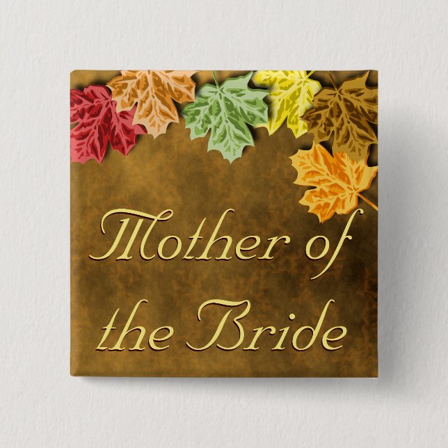 Autumn Leaves Button (Front)