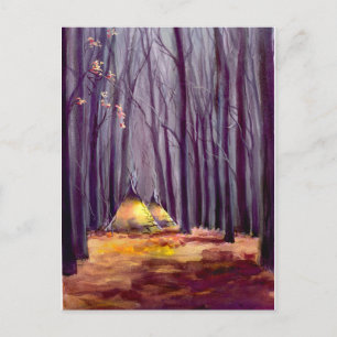 AUTUMN LEAVES by SHARON SHARPE Postcard