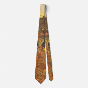 Autumn Leaves by Sir John Everett Millais Tie