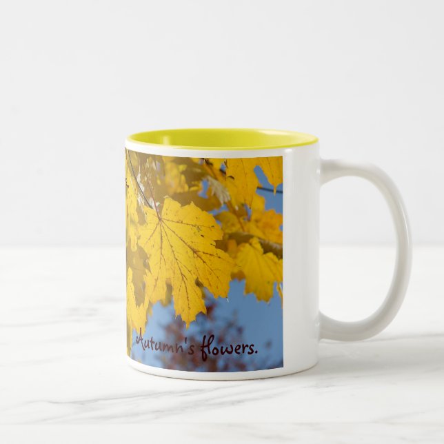 Autumn leaves  by TDGallery Two-Tone Coffee Mug (Right)