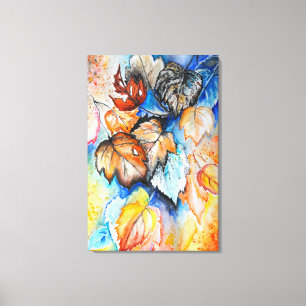 Autumn Leaves Canvas Print - Painting