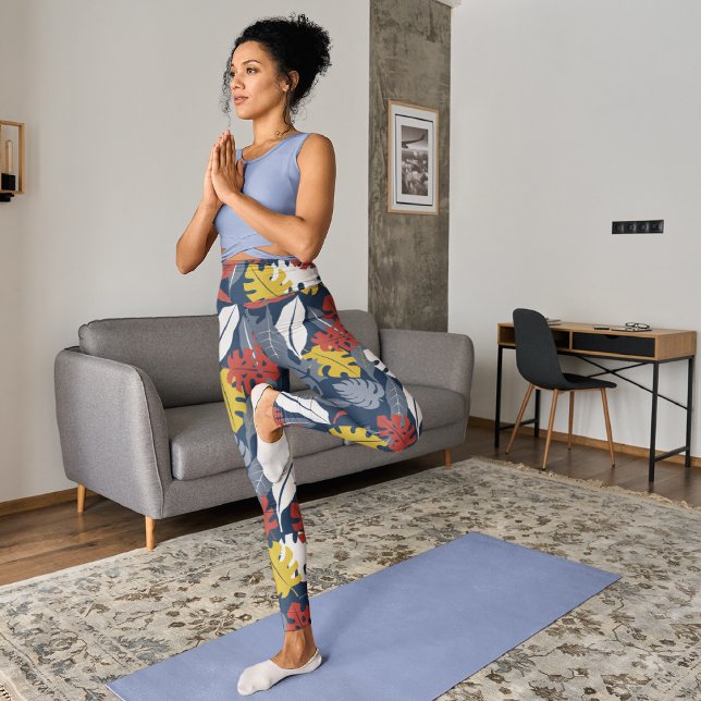 Autumn Leaves Capri Leggings (Creator Uploaded)