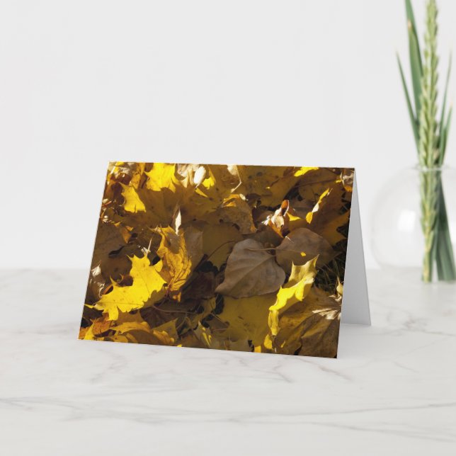 Autumn Leaves - Card (Front)