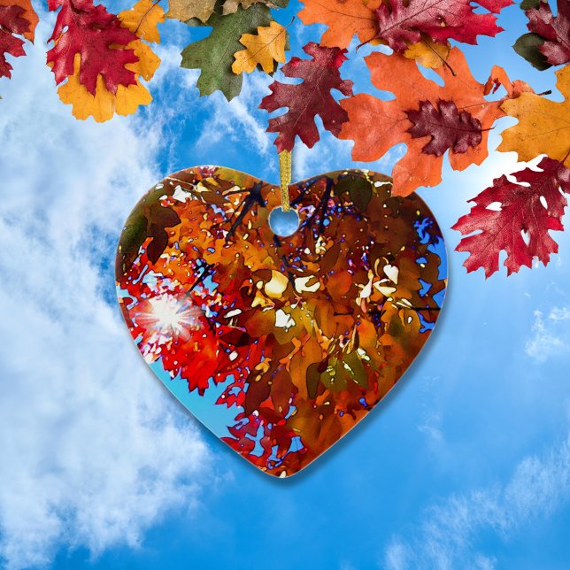 Autumn Leaves Ceramic Tree Decoration (Creator Uploaded)