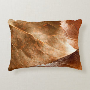 Autumn leaves closeupabstract,autumn,background,br decorative cushion