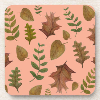 Autumn leaves coaster