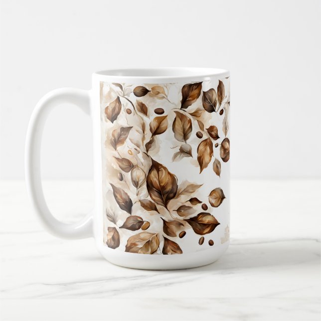 Autumn leaves - Coffee Addicts Mug (Left)