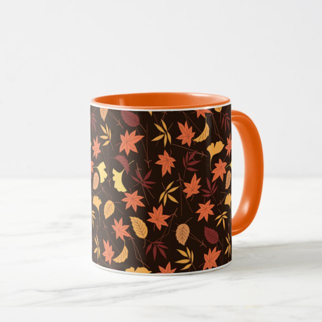 Autumn Leaves Coffee Mug (Front Right)