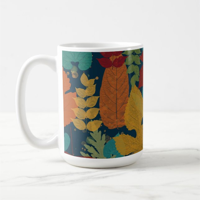 Autumn leaves coffee mug (Left)