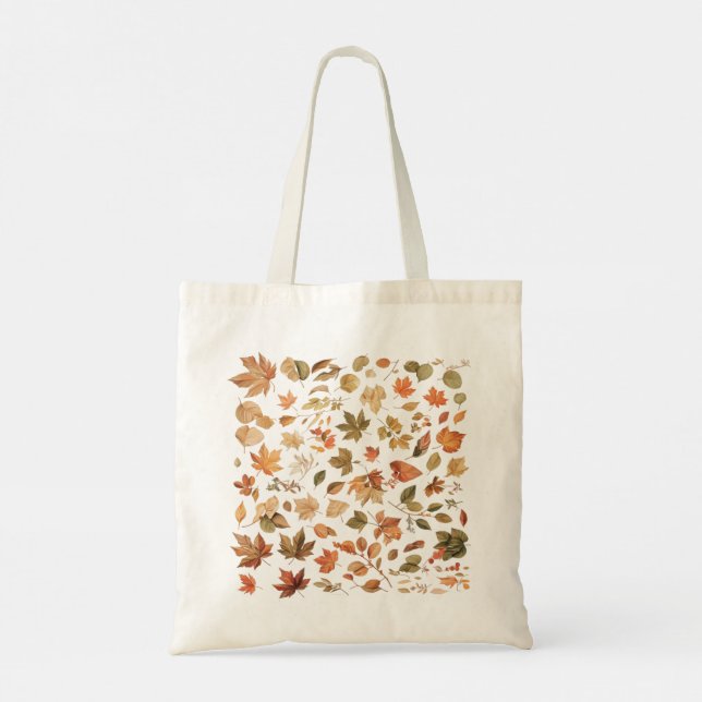 Autumn Leaves Collection Tote Bag (Back)