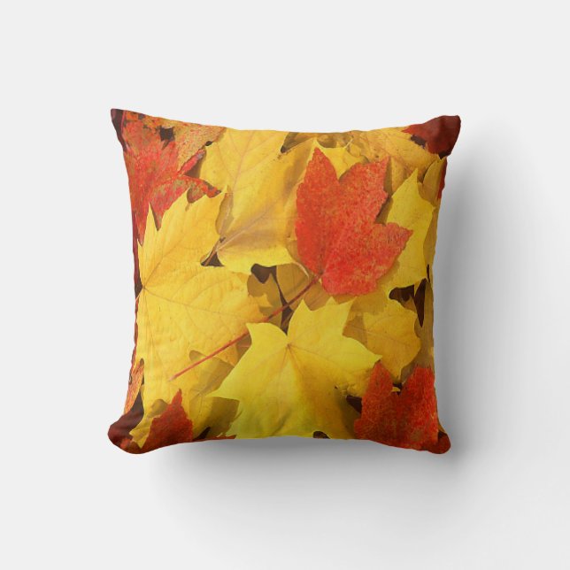 AUTUMN LEAVES CUSHION (Front)