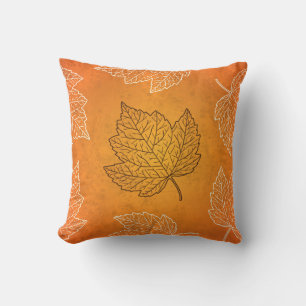 Autumn leaves cushion