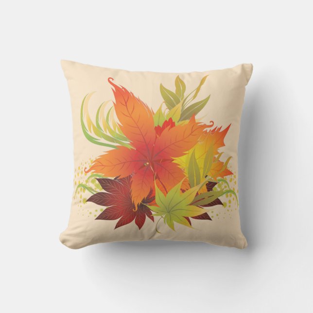 Autumn Leaves Cushion (Front)