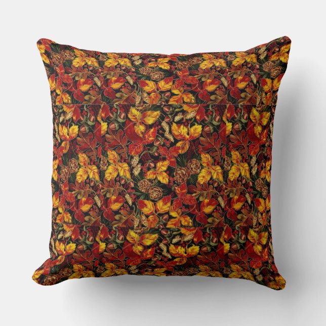 Autumn Leaves Cushion (Front)