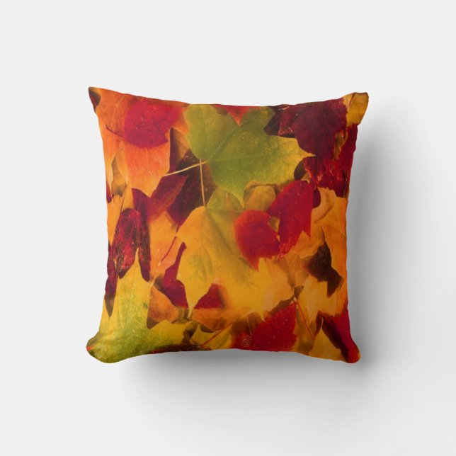 AUTUMN LEAVES CUSHION (Front)