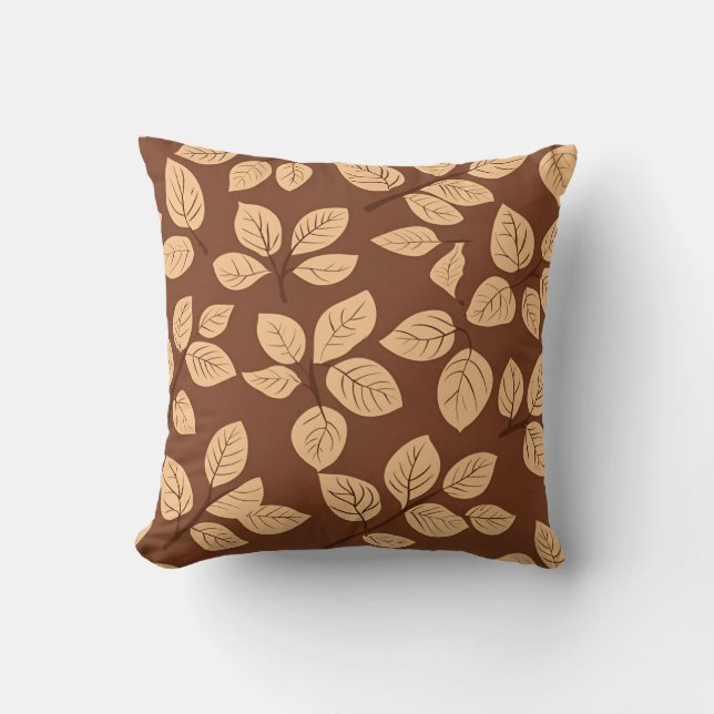 Autumn Leaves Decorative Pillow (Front)
