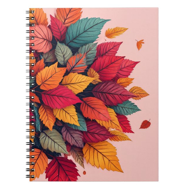 Autumn leaves design journal (Front)