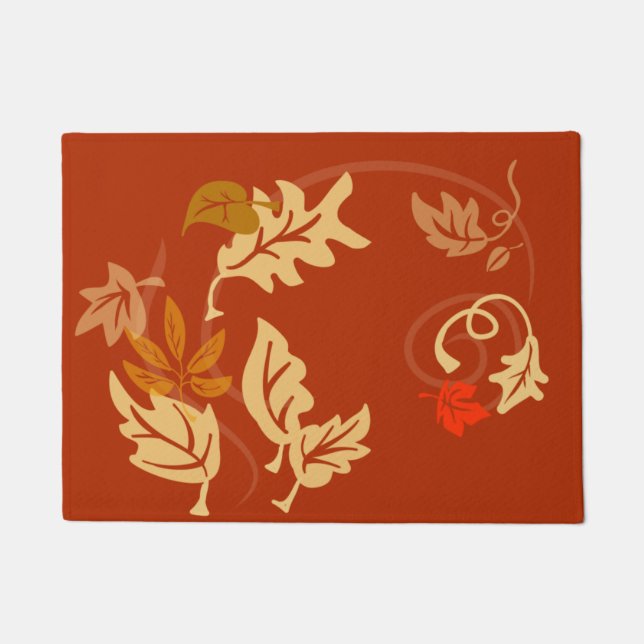 Autumn Leaves Doormat (Front)