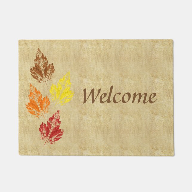 Autumn Leaves Doormat (Front)