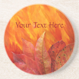 Autumn Leaves Drink Coaster