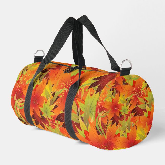 Autumn Leaves  Duffle Bag (Left Corner)