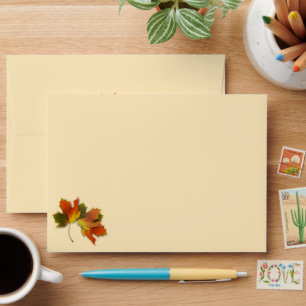 Autumn Leaves Envelope
