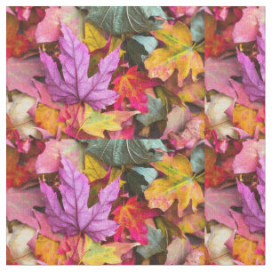 Autumn leaves fabric 