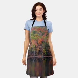Autumn Leaves Fall Color Scene Apron
