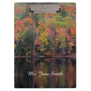 Autumn Leaves Fall Colour Scene Clipboard